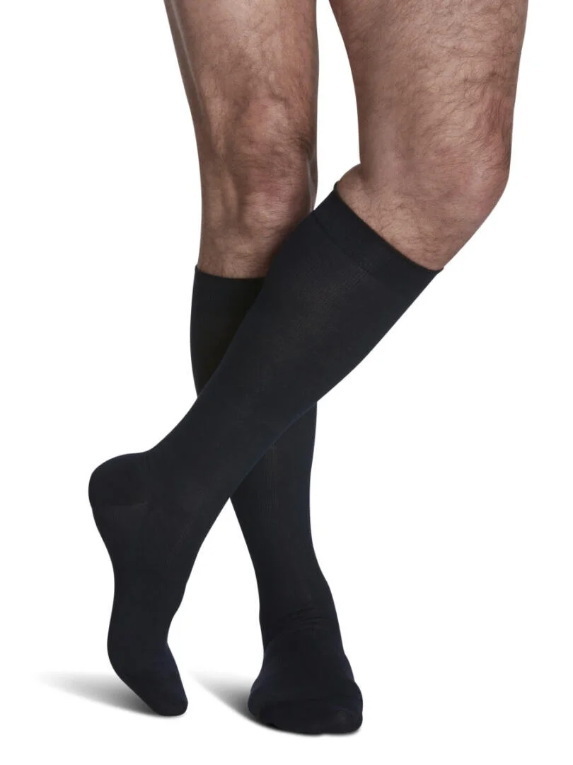 Sigvaris Graduated Compression Hosiery Style Soft Opaque 840 Black